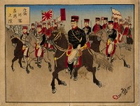 「日清大戰爭圖解」畫冊藏品圖，第22張